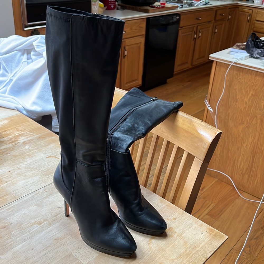 White House Black Market Tall Heeled Boots